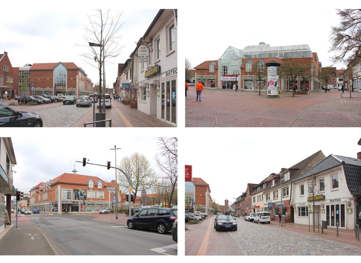 Innenstadt Wir haben die Stadtmitte mit ihrer Bebauung analysiert. Ein Nutzungsmix in einem neuen Wohn- und Geschäftshaus soll dazu betragen, die Innenstadt wieder aufzuwerten.